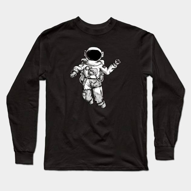 Astronaut Long Sleeve T-Shirt by LiciaMarie